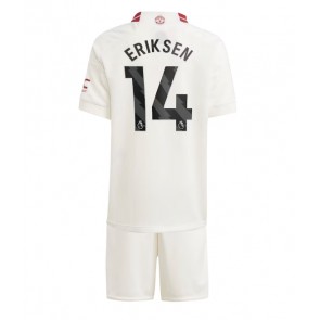 Maillot de foot Manchester United Christian Eriksen #14 Troisième enfant 2023-24 Manches Courte (+ pantalon court)